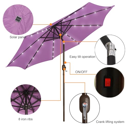 9 ft Solar Umbrella