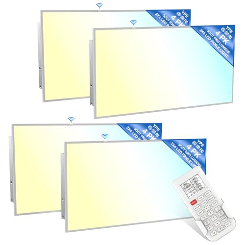 LED Flat Panel Light LED Drop Ceiling Light Fixture (4 Count)