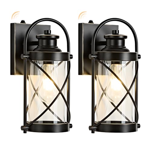 Dusk to Dawn Outdoor Wall Lights Fixtures (2 Count)
