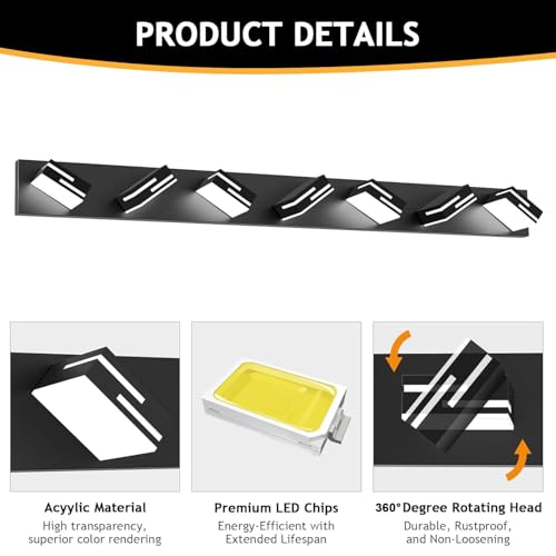 LED Modern Bathroom Vanity Light Fixtures