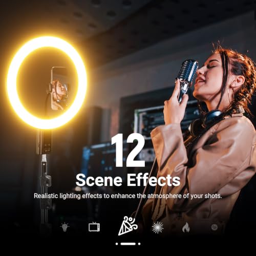 12" Selfie Ring Light with App Control
