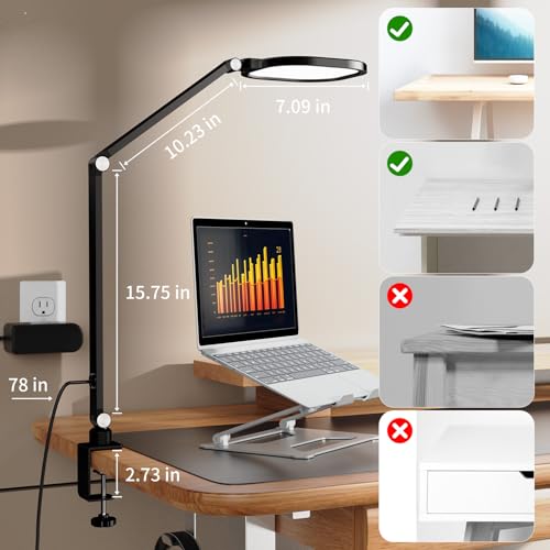 2 Packs Led Desk Lamps for Home Office