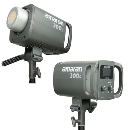 Amaran 300c RGB COB Video Light Bowen Mount