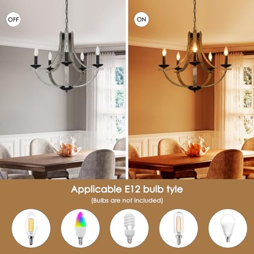 Rustic Chandeliers for Dining Room Light Fixture
