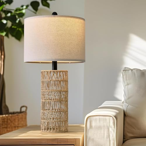 Boho Table Lamps Set of 2 for Living Room