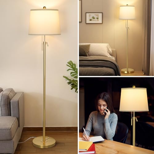 Gold Floor Lamp for Living Room