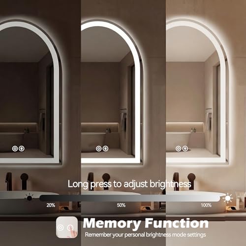 24"x32" LED Bathroom Mirror with Lights
