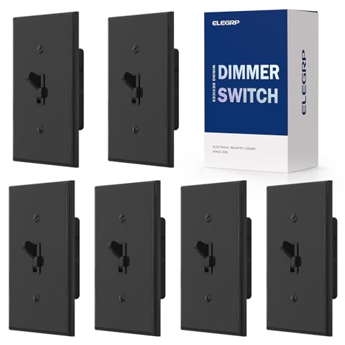 Digital Toggle Dimmer Switch for Dimmable LED (6 Count)
