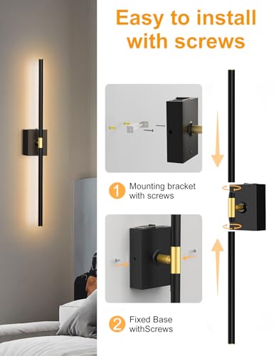Battery Operated Wall Sconces Set of 2 (2 Count)