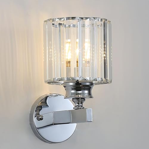 Hardwired Crystal Wall Sconces