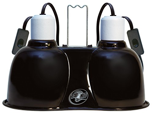 Combo Mini Deep Dome Clamp Lamp Fixture 2 x 5