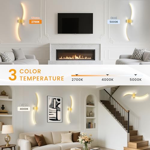 Battery Operated Wall Sconces Set of Two (2 Count)