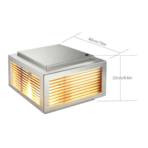 304 Brushed Stainless Steel Pillar Light