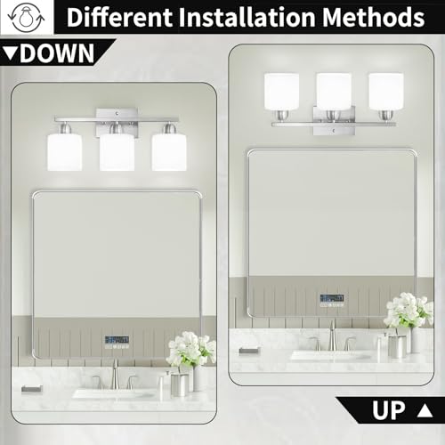 Brushed Nickel Bathroom Light Fixture