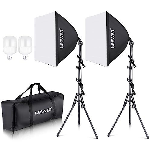 700W Equivalent Softbox Lighting Kit