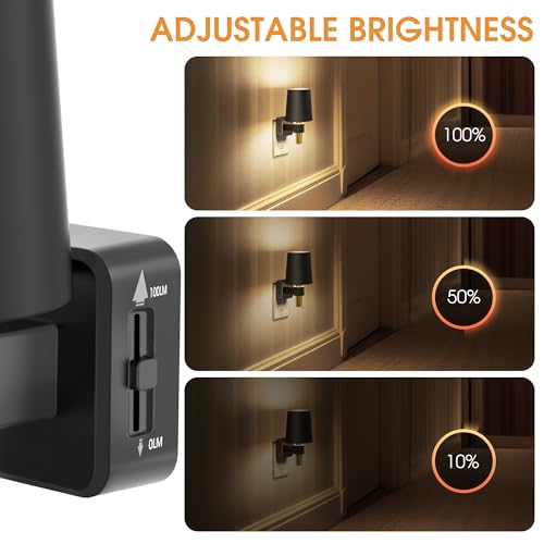 Night Light Dimmable Night Lights Plug into Wall Soft White 3000K