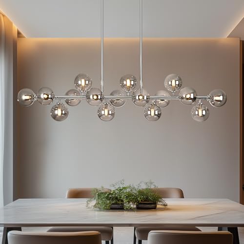 55 Inch Long Chandeliers for Dining Room Kitchen Island