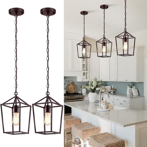 2 Pack Pendant Lights Kitchen Island (2 Count)