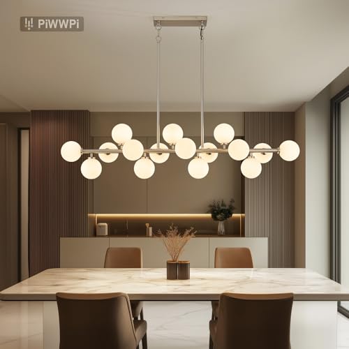 55" Long Chandeliers for Dining Room Kitchen Island