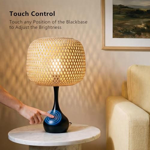 Touch Bedside Lamp for Bedroom