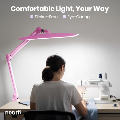 XL 2200 Lumens 20W LED Desk Lamp with Clamp