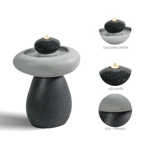 24.02" H Outdoor Water Fountain Made with Eco