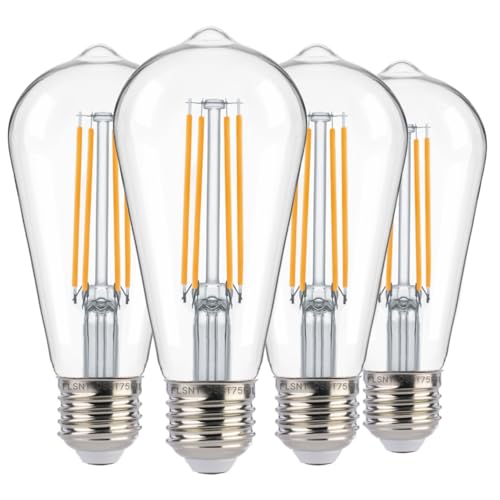 Dusk to Dawn Outdoor Sensor ST19 LED Light Bulb (4 Count)