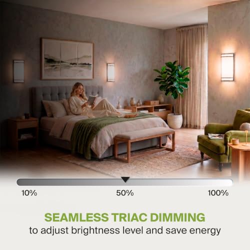 Indoor LED Wall Sconce Lights (4 Count)