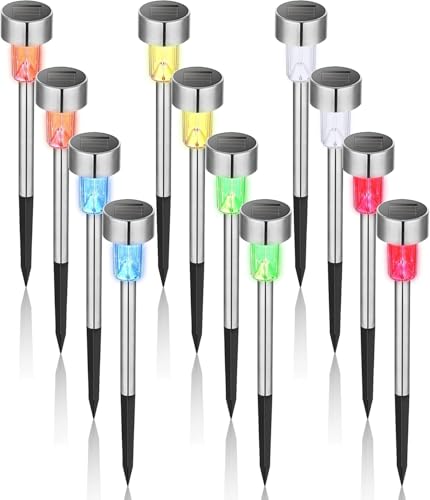 Solar Garden Lights Outdoor (12 Count)