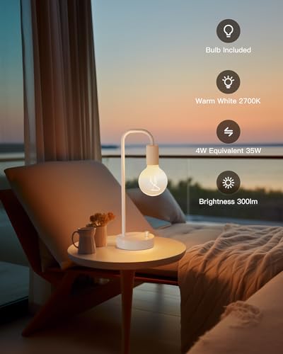 Industrial Small Table Lamp for Bedroom