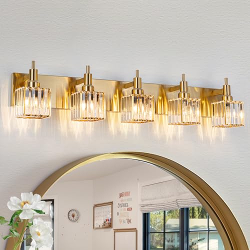 Gold Bathroom Vanity Lights