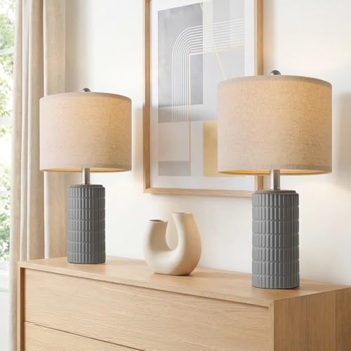 20.75'' Ceramic Small Table Lamps for Bedroom