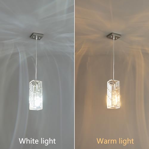 Brushed Nickel Pendant Lighting Modern Pendant Light (2 Count)