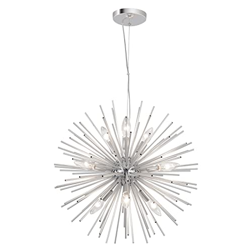 Modern Chrome Sputnik Chandeliers