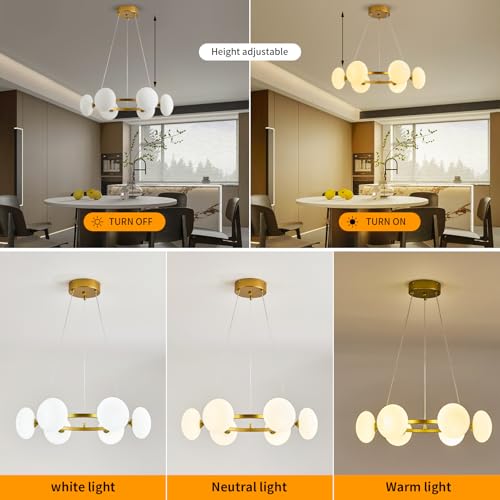 Modern Gold Chandelier