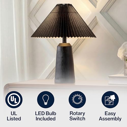 Arvid Table Lamp 20.5" Resin Metal Bedside