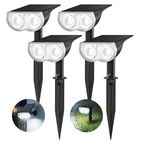 Solar Spot Lights Outdoor Waterproof (4 Count)