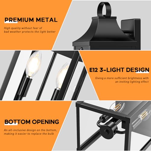 15.5'' Motion Sensor Outdoor Wall Light