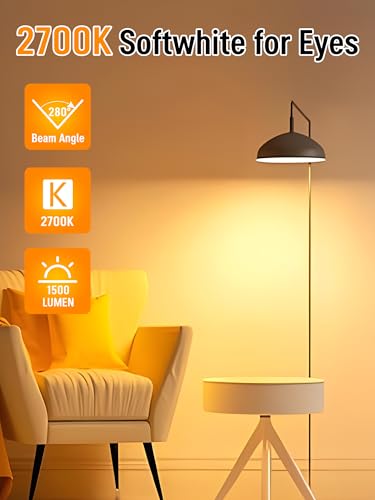 6 Pack LED Light Bulbs 100 Watt Equivalent (6 Count)
