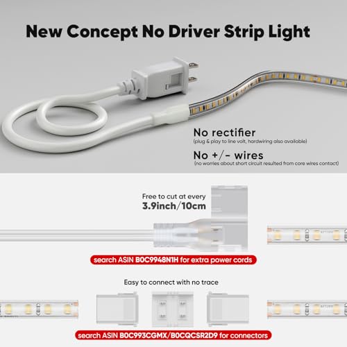 LED Strip Light Super Bright 4000LM