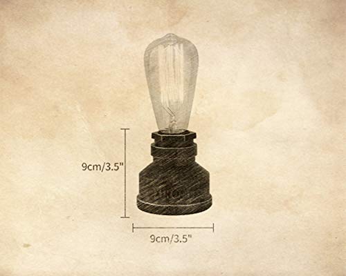 Vintage American Village Style Desk Light Creative Table Lamp Iron Steel Water Pipe Table Night Lights