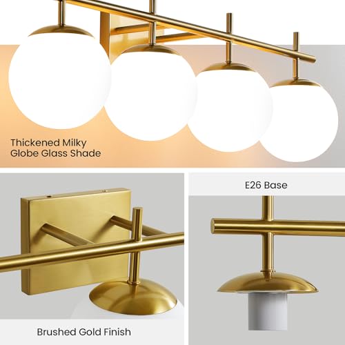 Bathroom Light Fixtures (4 Count)