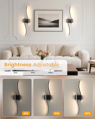 27.6 Inch Battery Operated Wall Sconce Set of 2 (2 Count)