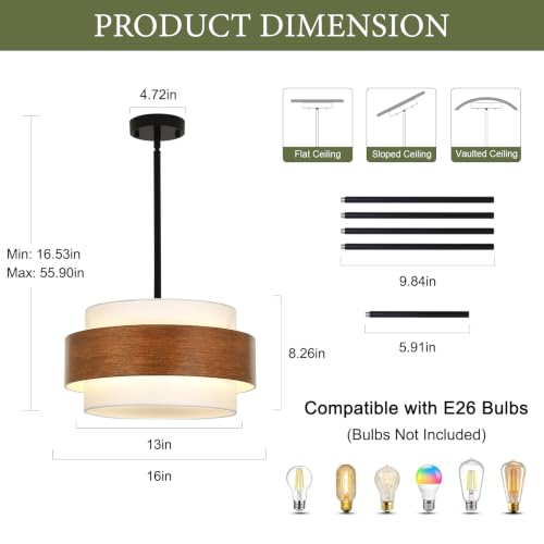16'' Farmhouse Chandelier