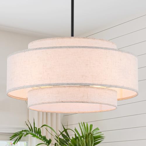 19.7" Modern Drum Chandelier