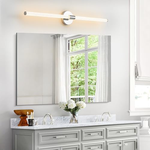 Bathroom Vanity Lights 39" Long LED Vanity Light Bar Chrome