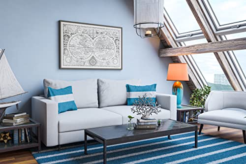 32366TEAL Tucson End Table Lamp