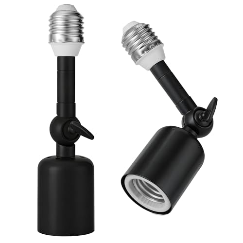 2 Pack E26 Light Socket Extender
