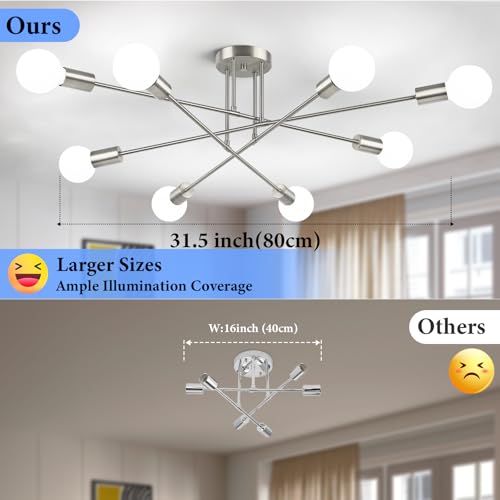 Modern Sputnik Chandelier 8