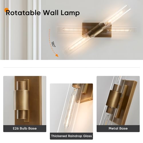 24.8" L Minimalist Style Wall Sconces Set of 2 (2 Count)